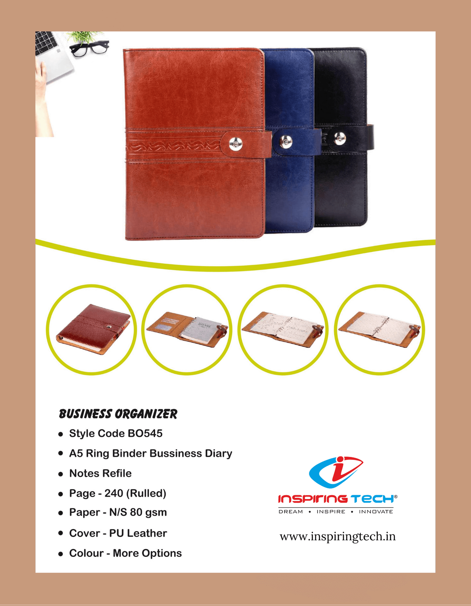 Business Organizer Loop Diary Business Organizer Loop Diary