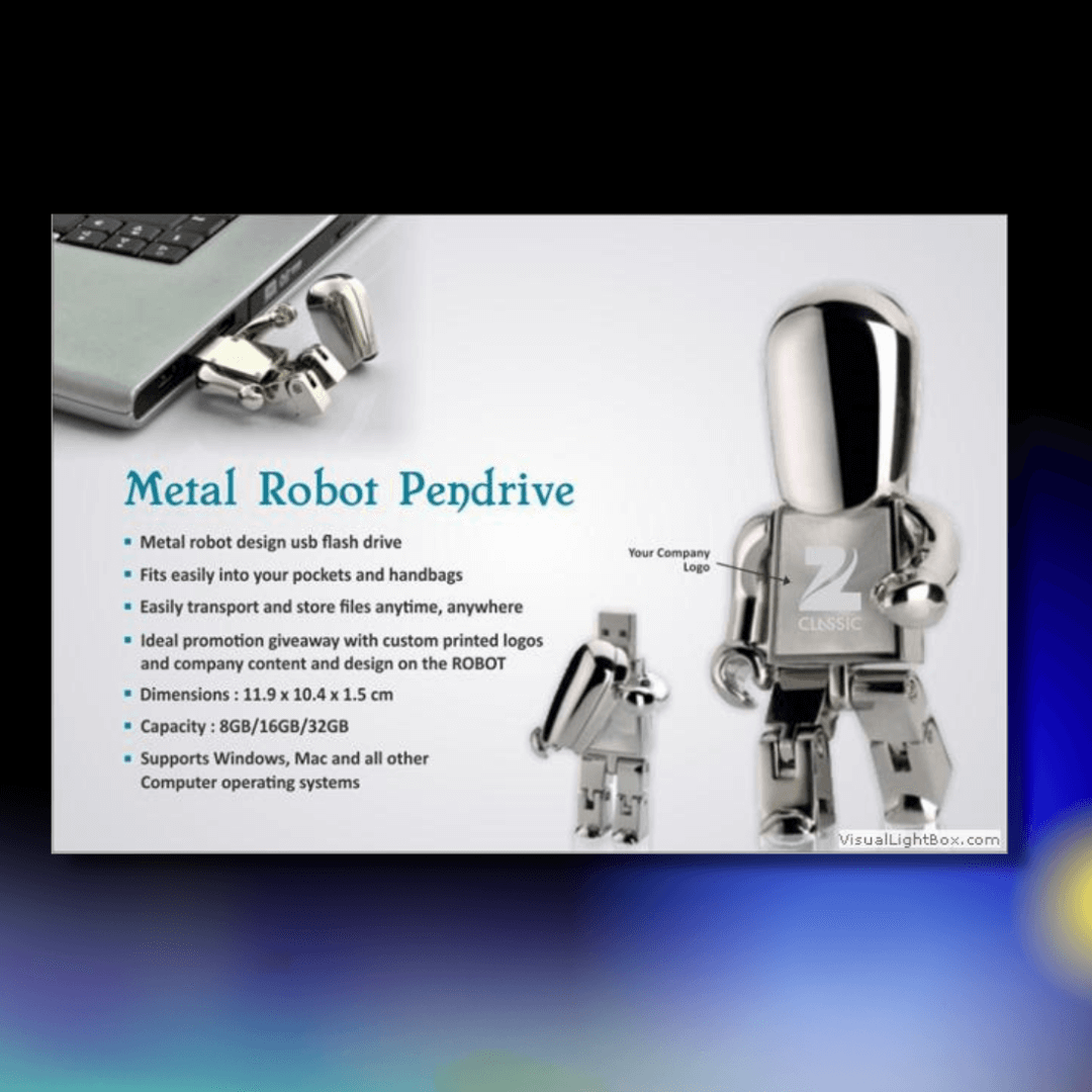 Metal Robot Pendrive