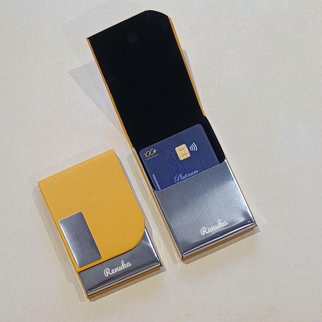 Personalized Card Holder With Name For Women